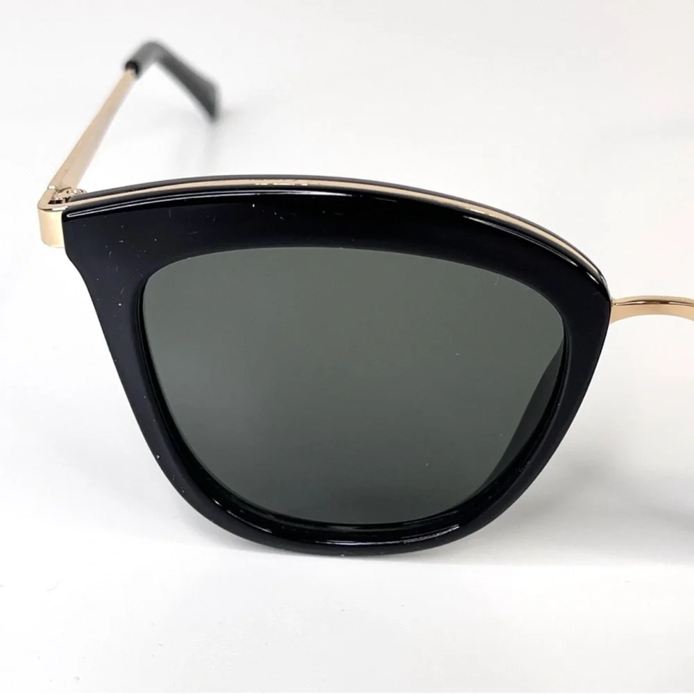 LE SPECS ​​Caliente NEW Black Gold Sunglasses Cat Eye NEW